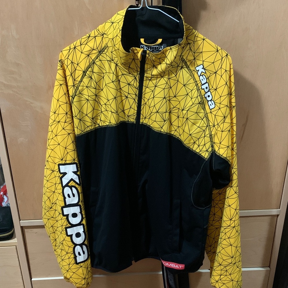 Kappa Yellow and Black Lightweight Jacket